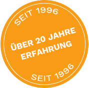 20 Jahre Erfahrung - seit 1996